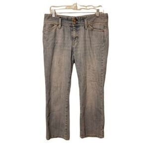 GAP Womens Size 8 Blue  Solid Crop Jeans